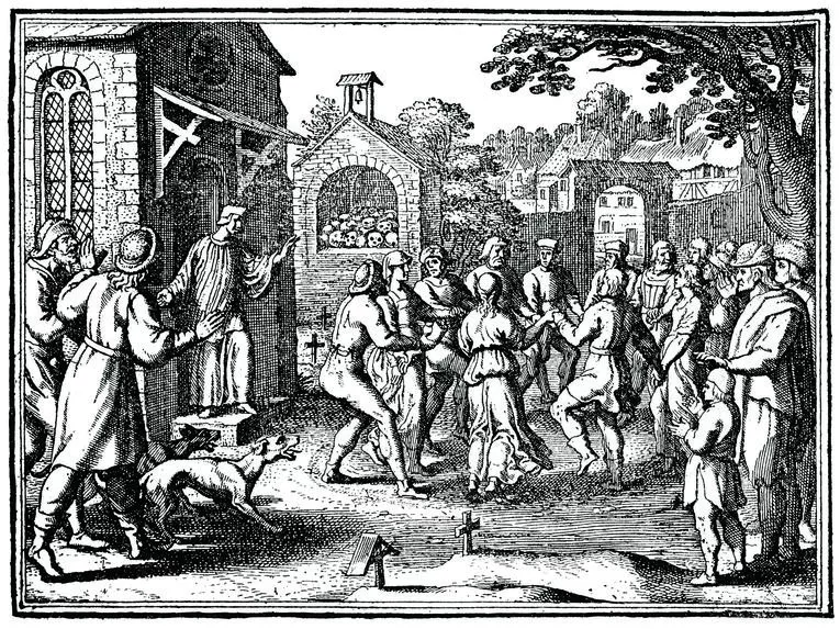 Illustration pour 1518 à Strasbourg&nbsp;: la curieuse histoire de la première rave de France