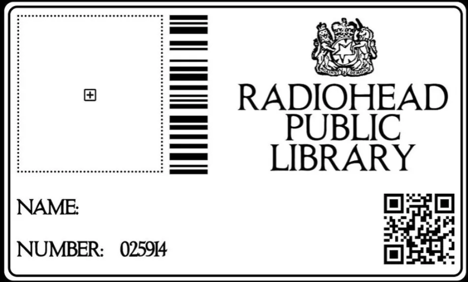 Illustration pour Carte Membre de la Radiohead Public Library