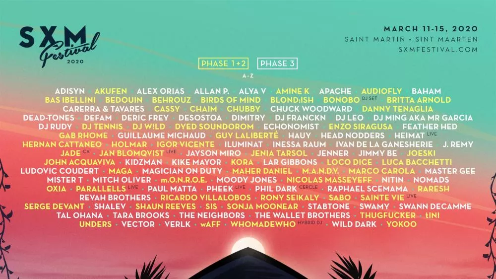 Illustration pour SXM Festival