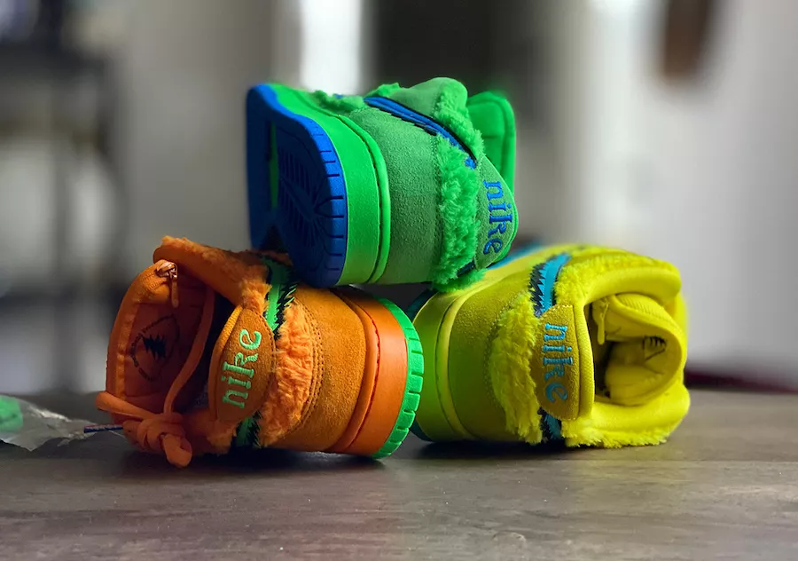 Illustration pour Grateful-Dead-Nike-SB-Dunk-Low-1