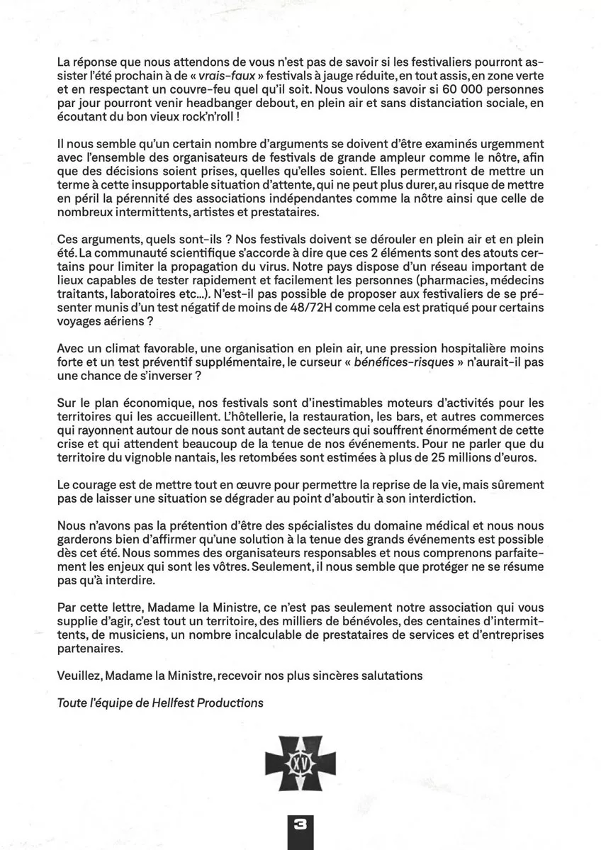 lettre ouverte Hellfest 3