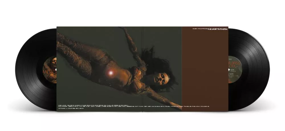 Illustration pour Motorbass &#8211; PANSOUL &#8211; Gatefold INT &#8211; Mock Up