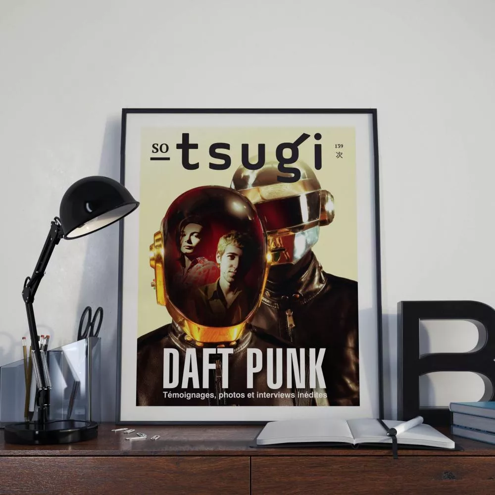 Illustration pour Mockup-cadre_40x50_Tsugi-DaftPunk