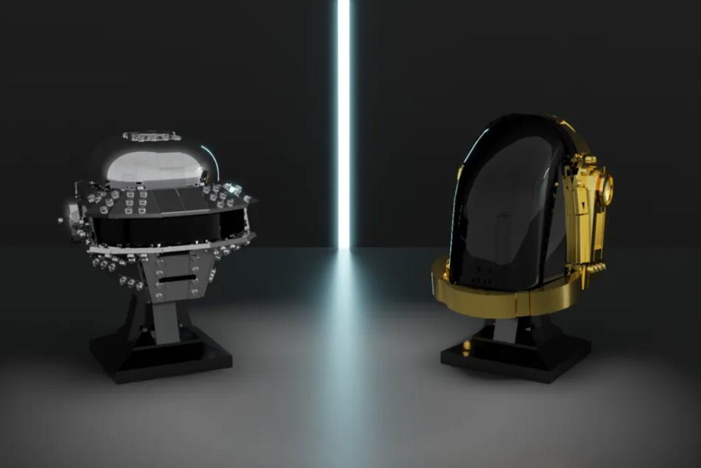 Illustration pour Mais où s&rsquo;arrêteront-ils ? Les casques des Daft Punk prochainement en Lego
