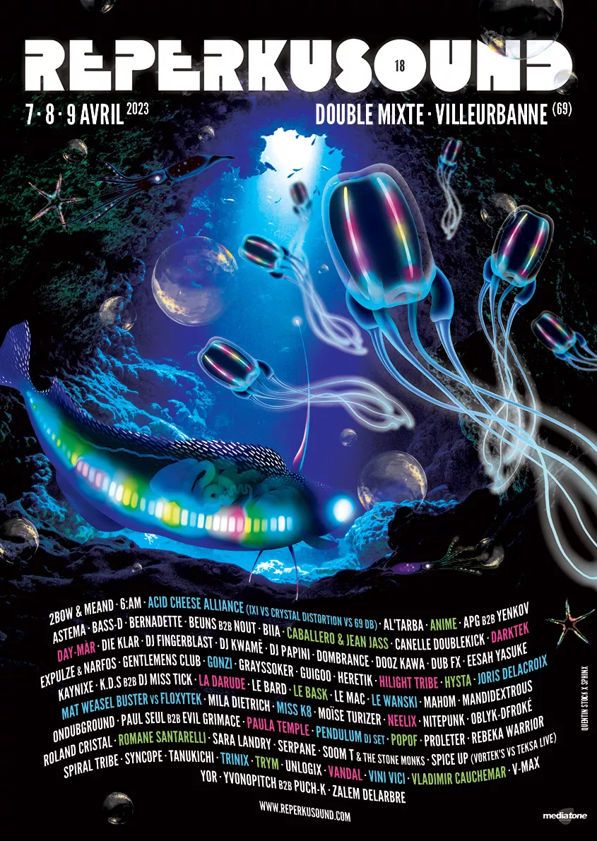 Illustration pour Reperkusound-festival-lyon-AFFICHE-WEB