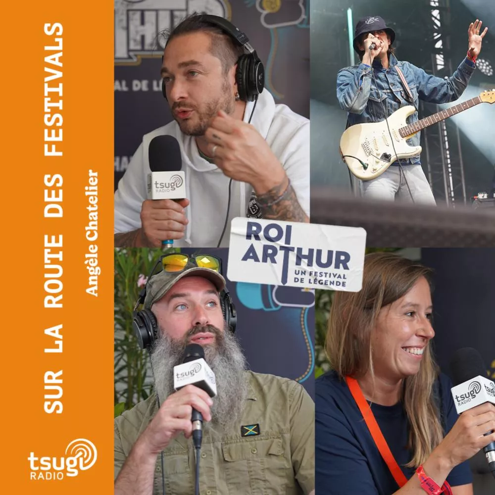 Illustration pour En direct du Festival Roi Arthur avec Papooz, Johann Papaconstantino, Noon et Kervegans