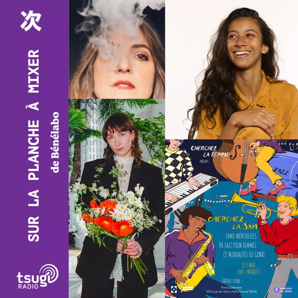 Illustration pour Avec Sur la planche à mixer avec Keren Ann et le quator Debussy, Chloé Antoniotti, Flore Benguigui, Sophie Newman (Cherchez la Femme), Lisa Ducasse et Raphaël Séguinier