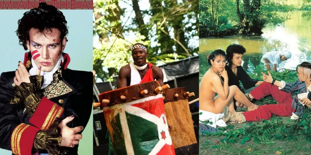 Pochette de Prince Charming © Adam & the Ants | Burundi drummers © Maarten Kerkhof | The Last of the Mohicans © Bow Wow Wow