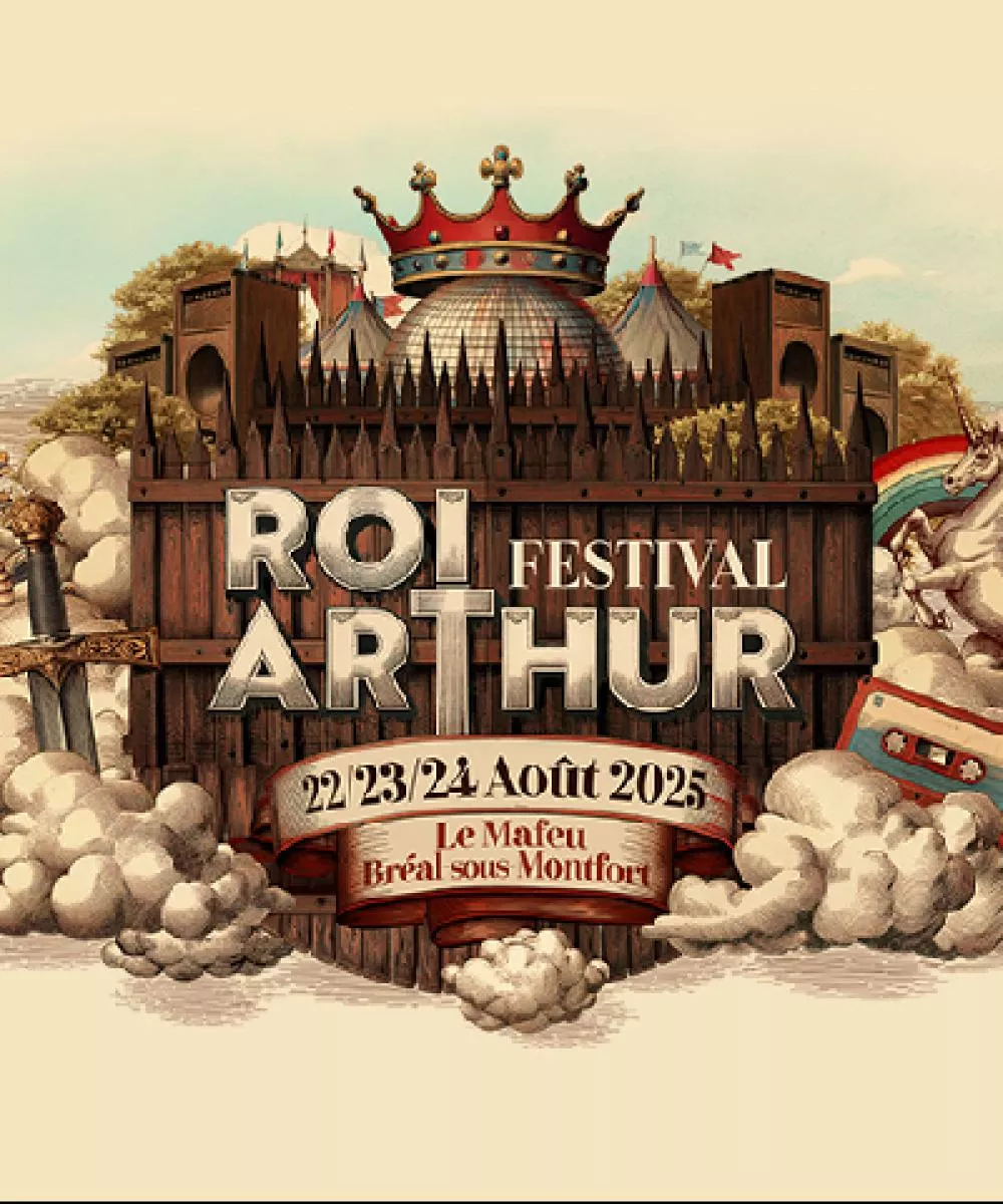 Illustration pour Festival du Roi Arthur 2025&nbsp;: rap et électronique en souverains