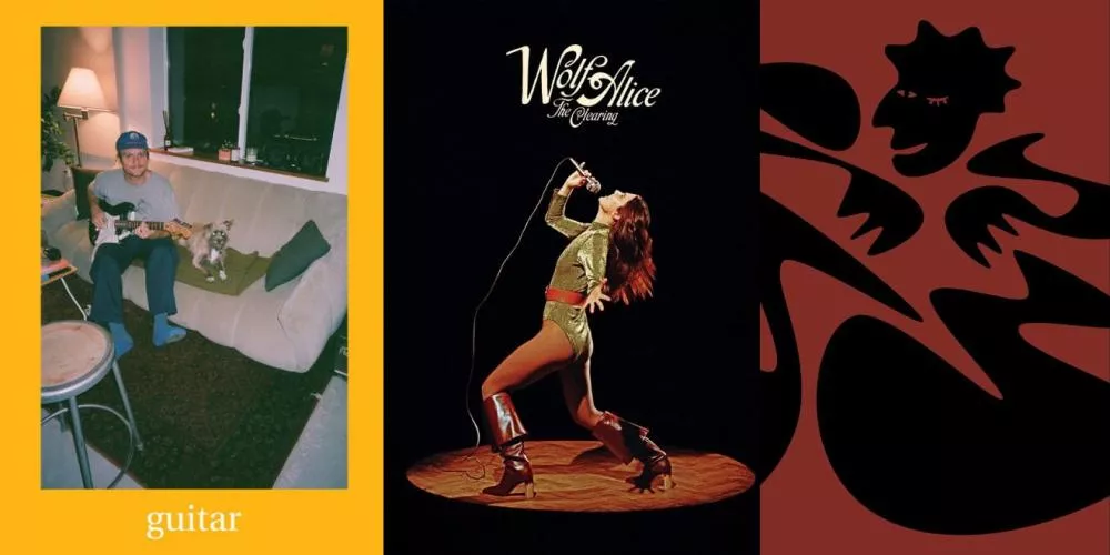 Pochette de Guitar © Mac Demarco | Pochette de The Clearing © Wolf Alice | Pochette de Ain't no Damn Way © Kaytranada