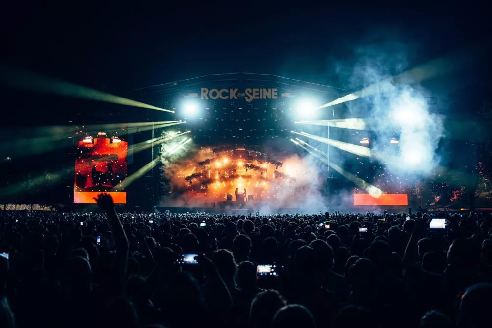 Justice à Rock en Seine, 23/08/2025 © Olivier Hoffshir