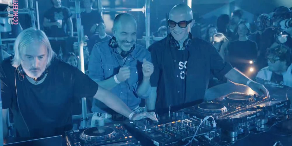 Capture d'écran Arte Mix O Trabendo © Cassius, DJ Falcon et Étienne de Crecy