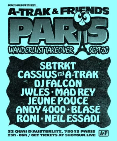 Affiche A-Trak & Friends © A-Trak