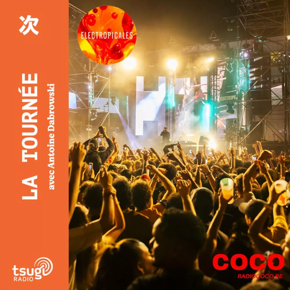 Illustration pour Électropicales en direct de la Réunion et en simultané sur Radio Coco