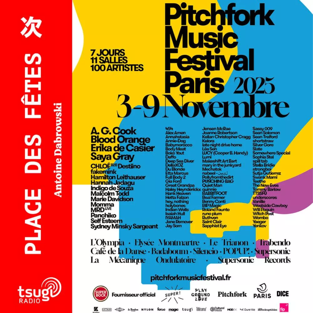 Illustration pour Focus Pitchfork Music Festival Paris avec Chloé, Hannah Jadagu et Vanille