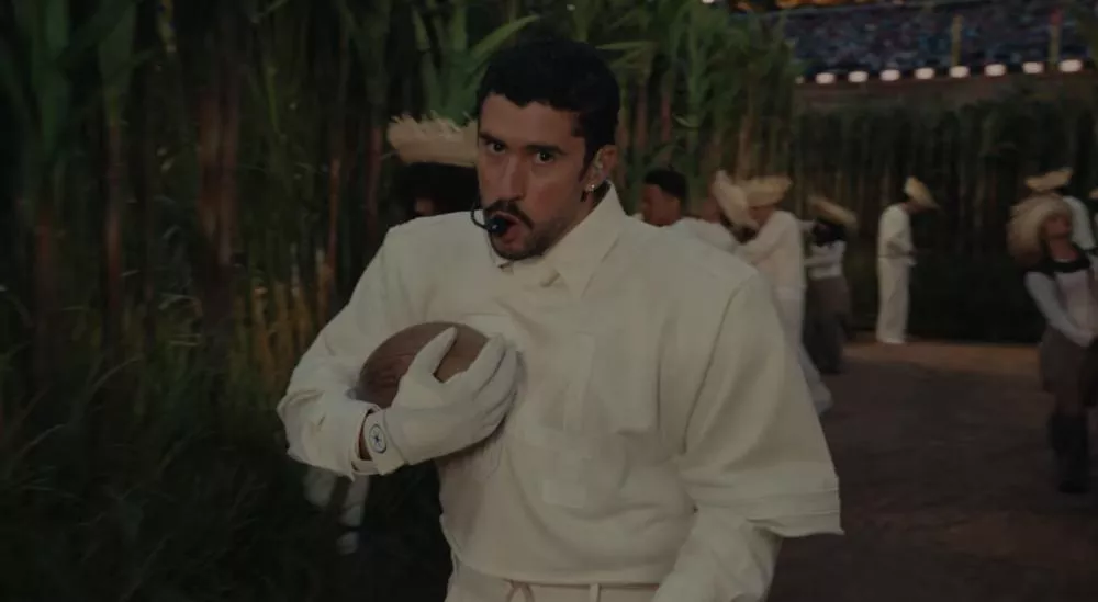 Capture d'écran, Bad Bunny au Super Bowl © DR