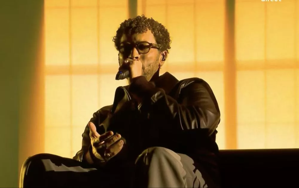 Capture d'écran de la performance de disiz aux Victoires de la Musique © DR