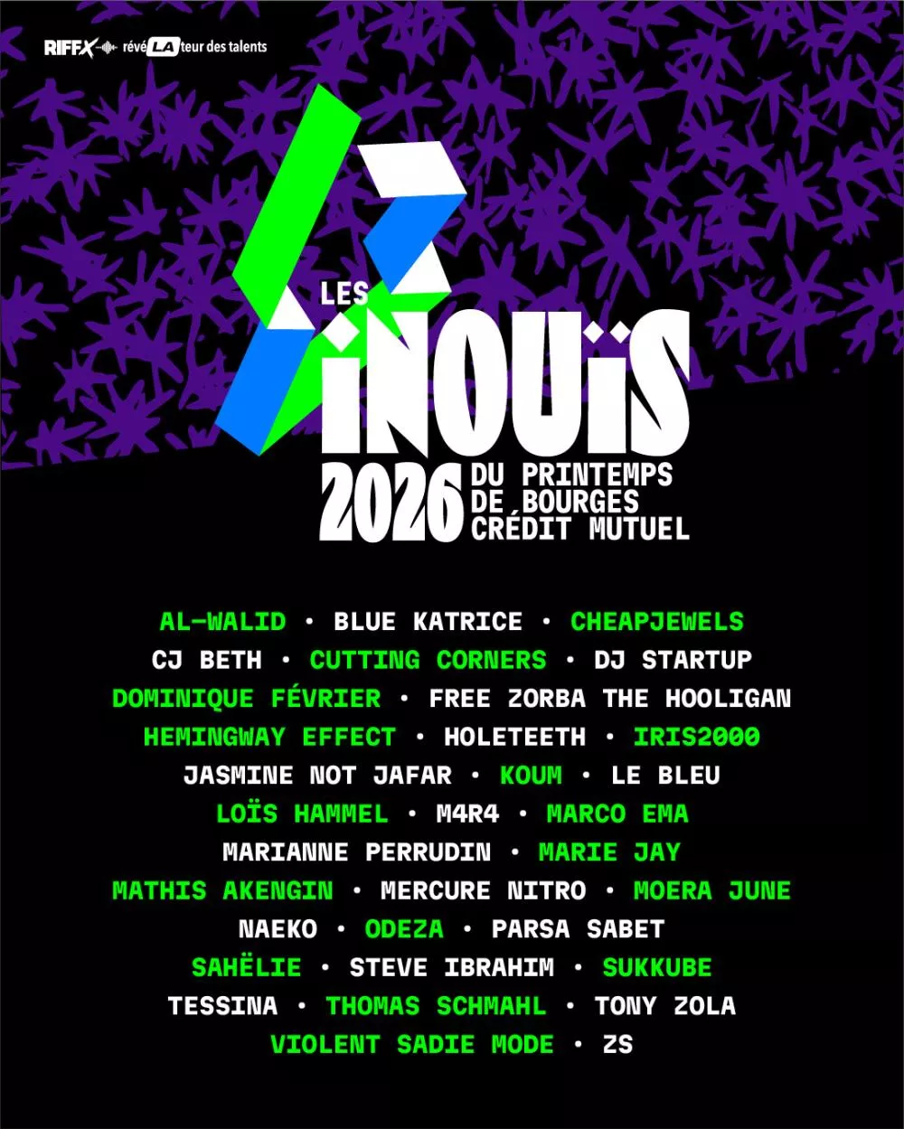 Programmation Les iNOUïS 2026 © DR