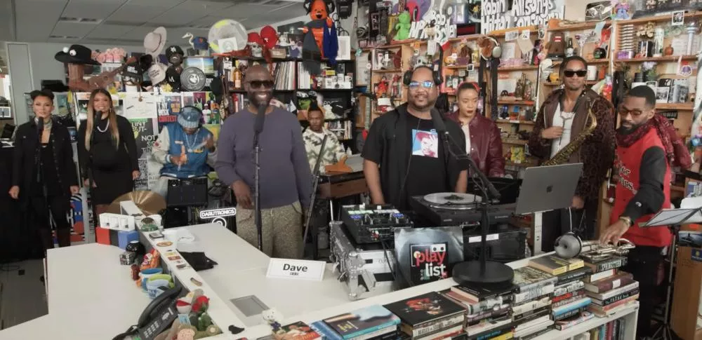 Capture d'écran du Tiny Desk de De La Soul © NPR