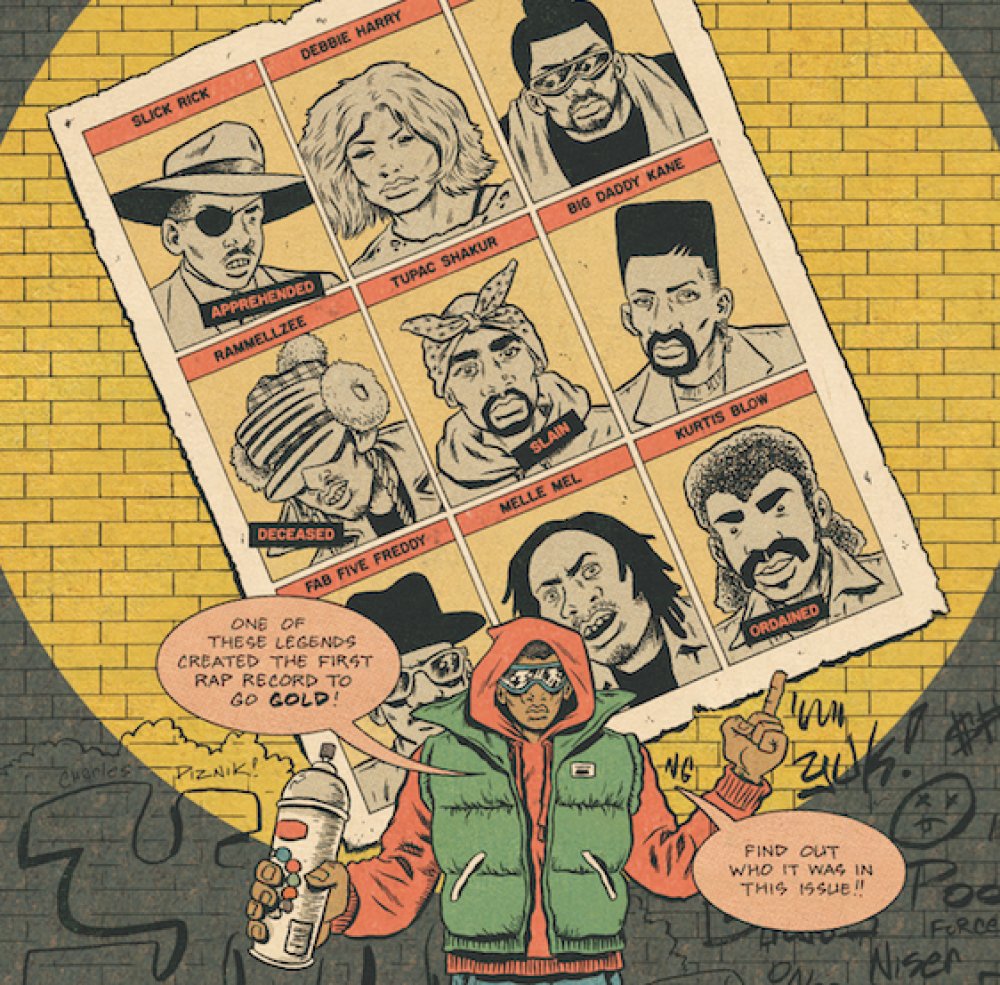 Illustration pour Hip Hop Family Tree&nbsp;: l&rsquo;histoire du rap US en comics