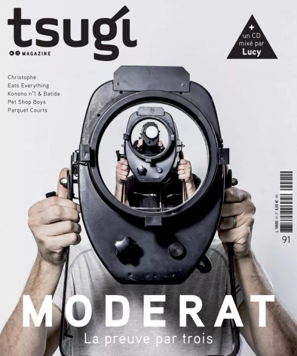 Illustration pour Moderat en couverture du Tsugi 91, en kiosque le 9 avril