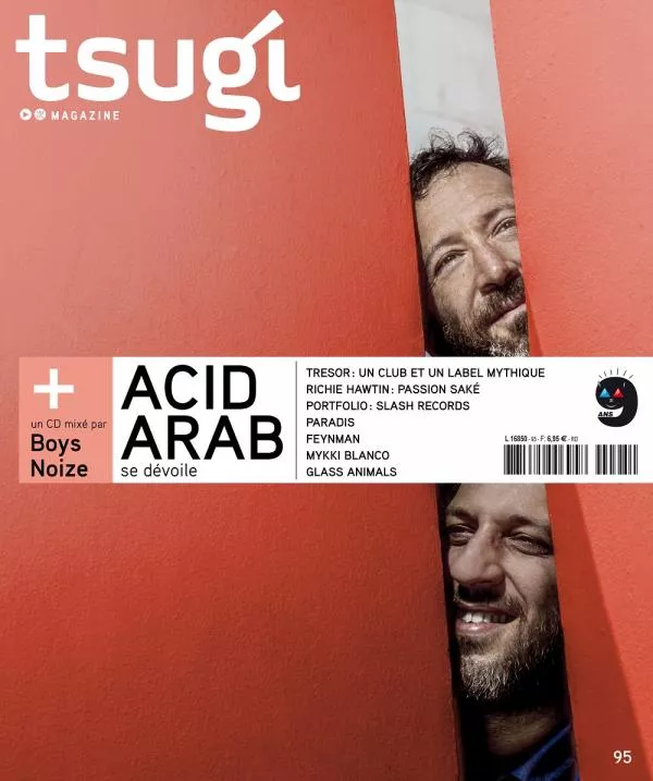 Illustration pour Acid Arab en couverture de Tsugi 95, en kiosque ce vendredi 9 septembre
