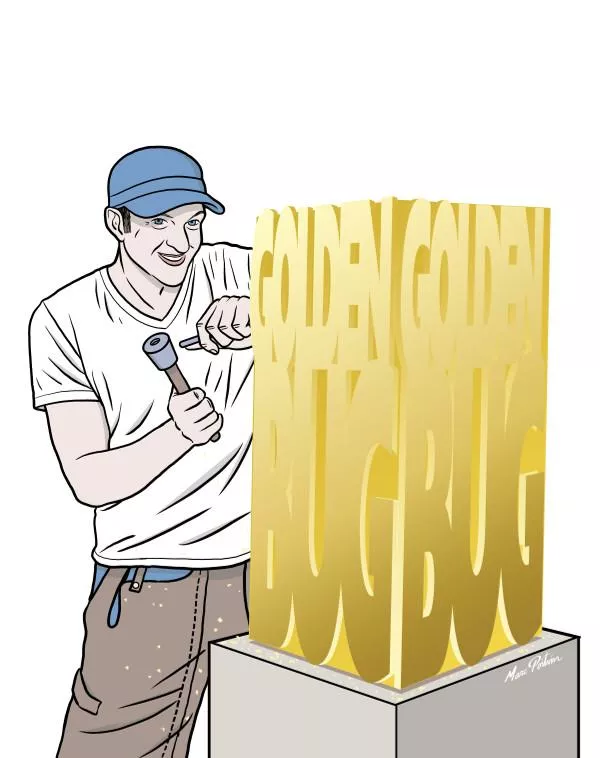 Illustration pour Golden Bug, passion sculpture