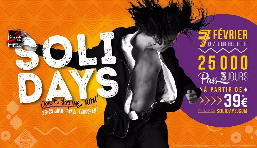 Illustration pour Solidays annonce les premiers noms de sa programmation !