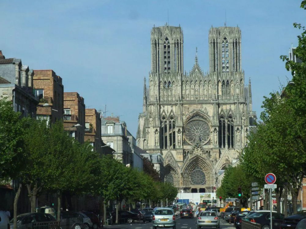 Illustration pour reims_cathedrale_notre_dame_001