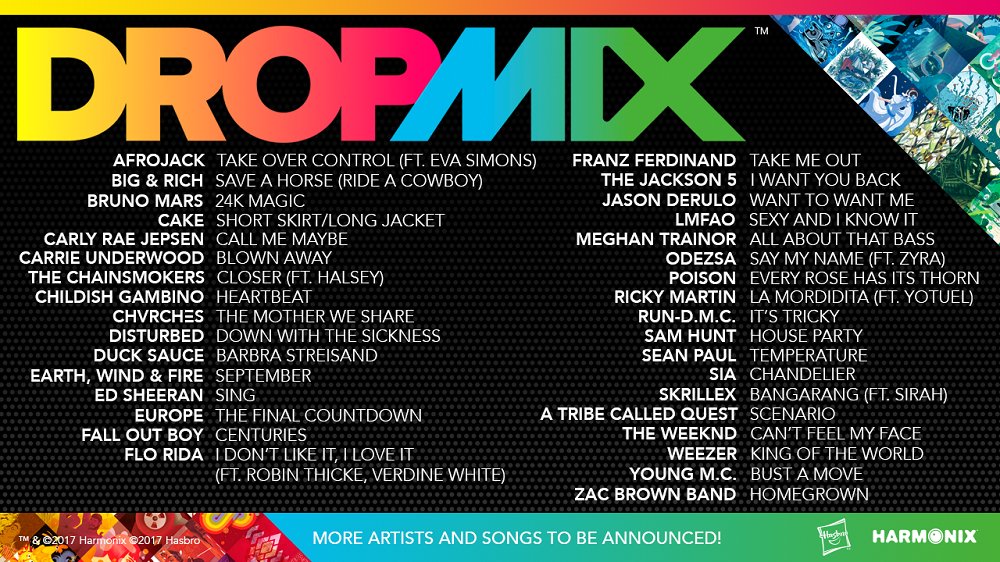 Illustration pour dropmix_artists_graphic_-_twitter