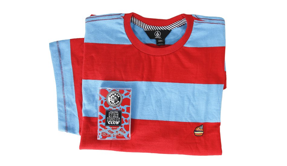 Illustration pour Concours&nbsp;: gagnez des cassettes et des tee-shirts Burger Records x Volcom