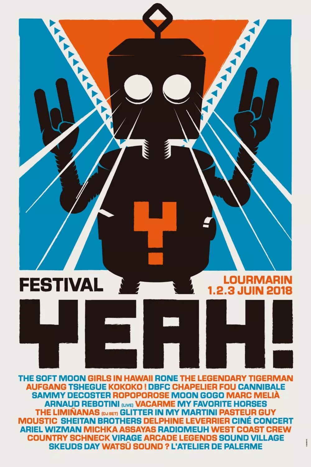 Illustration pour afficheyeah2018