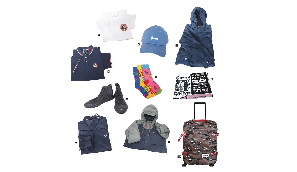 Illustration pour Concours shopping Tsugi 110&nbsp;: tee-shirt Obey, chaussettes Keith Haring et veste Columbia à gagner !