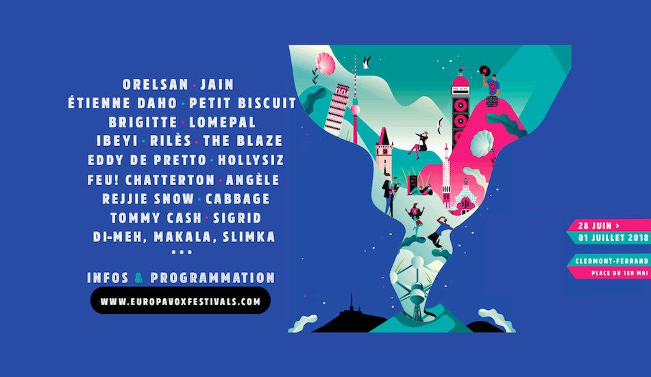 Illustration pour Le meilleur de l&rsquo;Europe sur Tsugi Radio en direct du festival Europavox