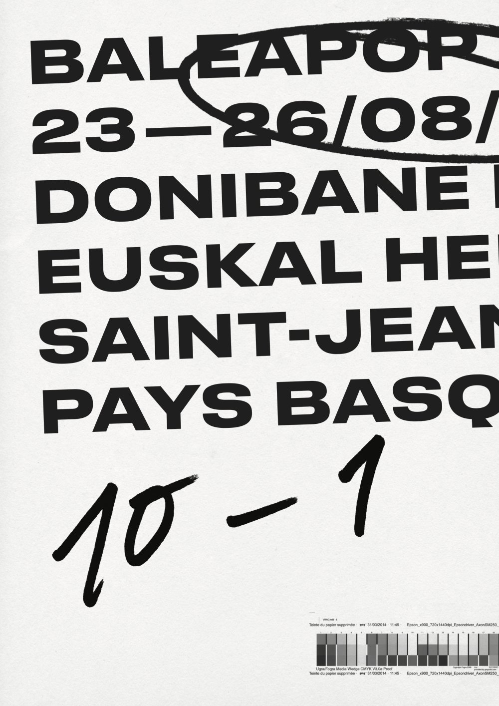 Illustration pour BALEA-affichesA3-pourmanonok