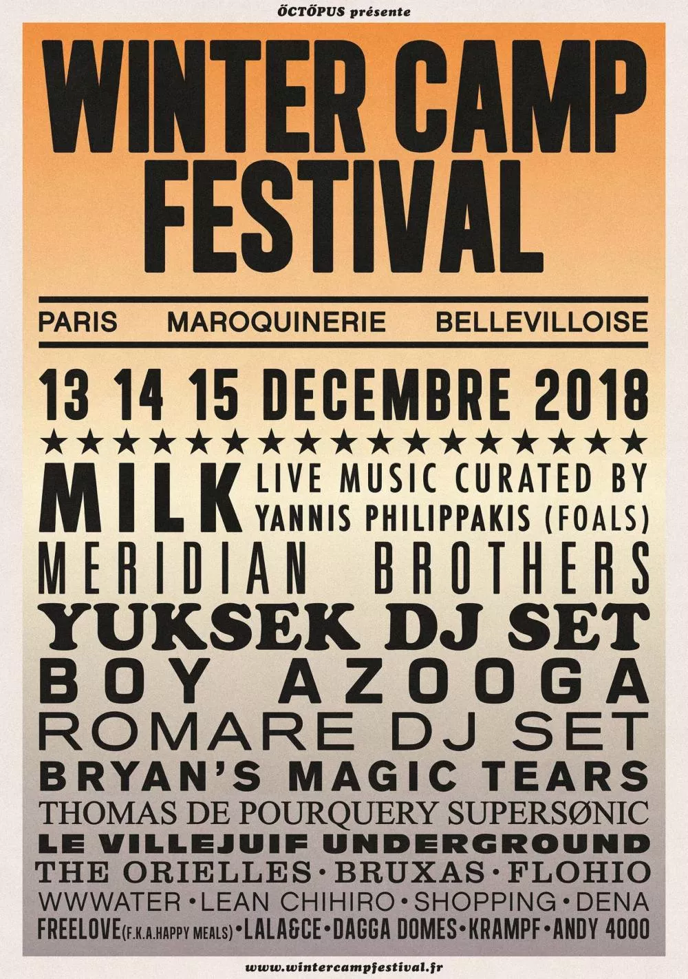 Illustration pour winter camp fest