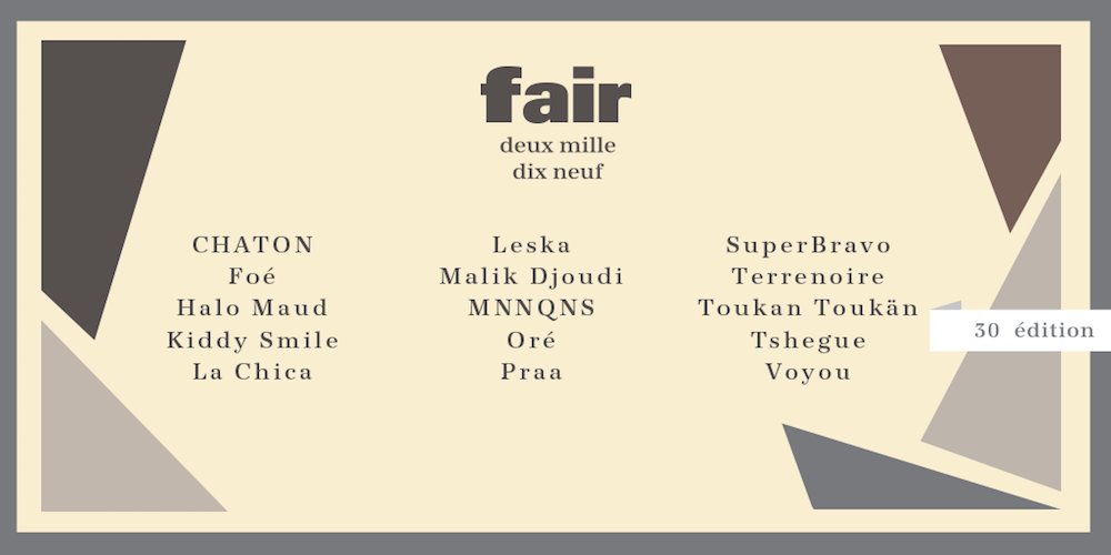 Illustration pour fair 2019