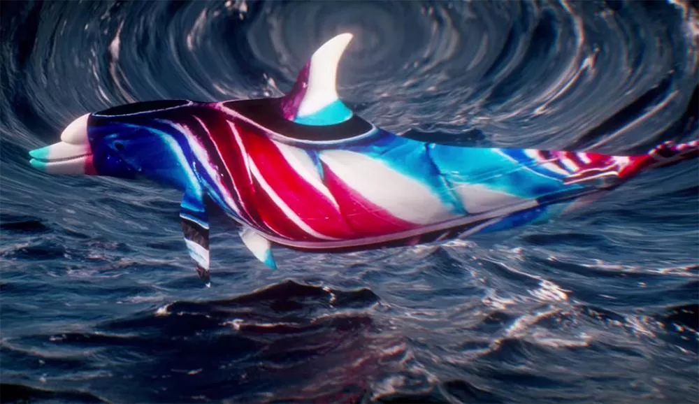 Illustration pour Panda Bear dévoile l&rsquo;aquatique clip de « Dolphin »
