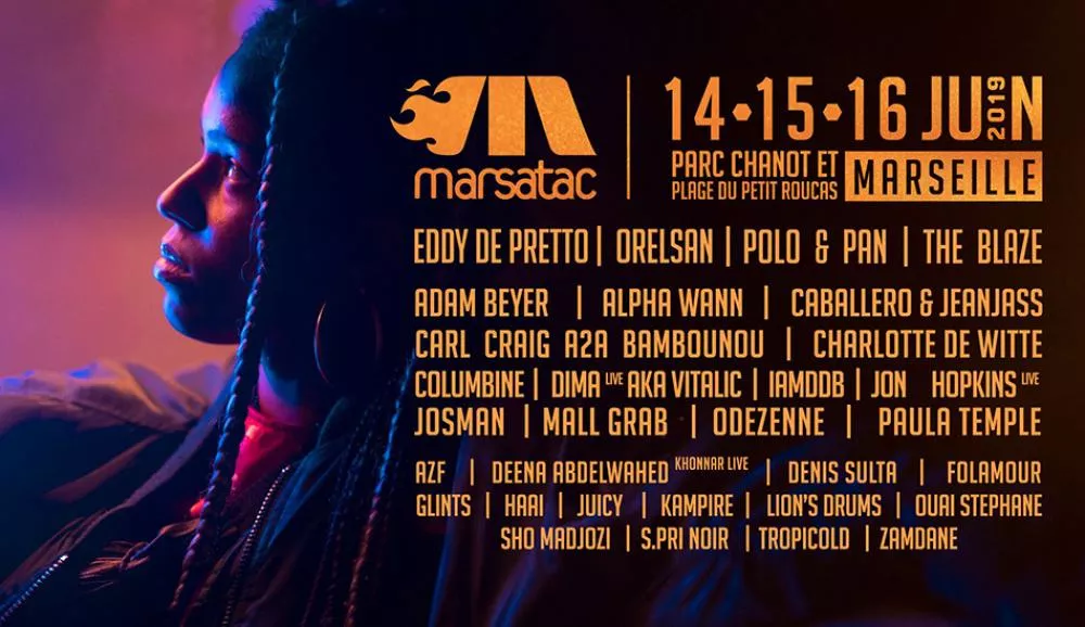 Illustration pour Deena Abdelwahed, AZF, Folamour, Charlotte de Witte au festival Marsatac