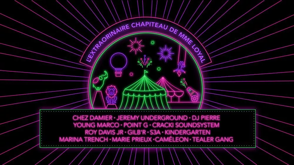 Illustration pour Affiche Madame Loyal