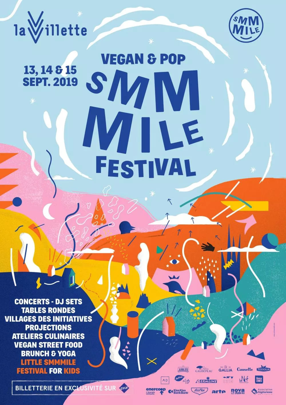 Illustration pour Affiche Smmmile Festival