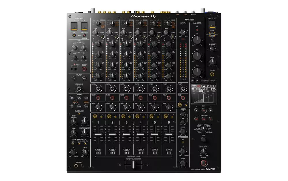 Illustration pour Que vaut la nouvelle table de mixage DJM-V10 de Pioneer DJ ?