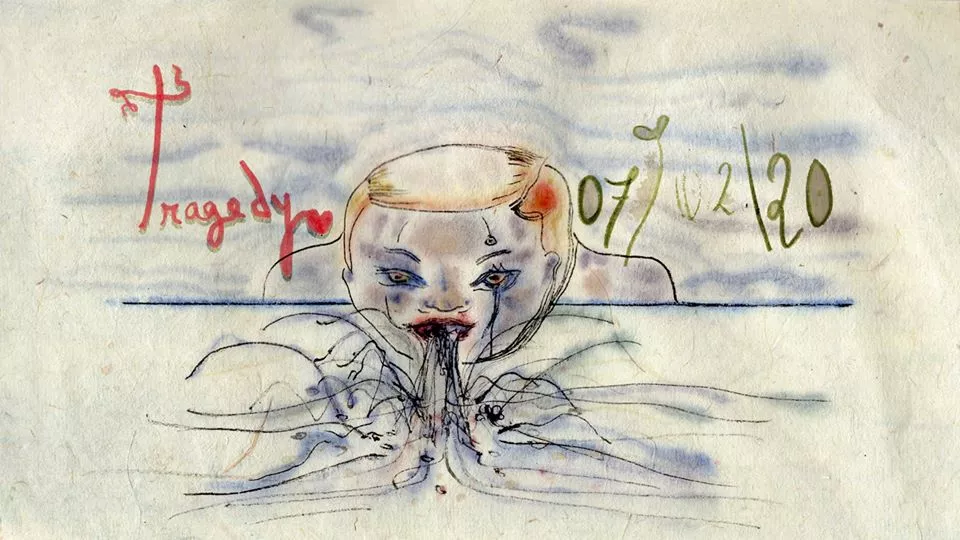 Illustration pour tragedy