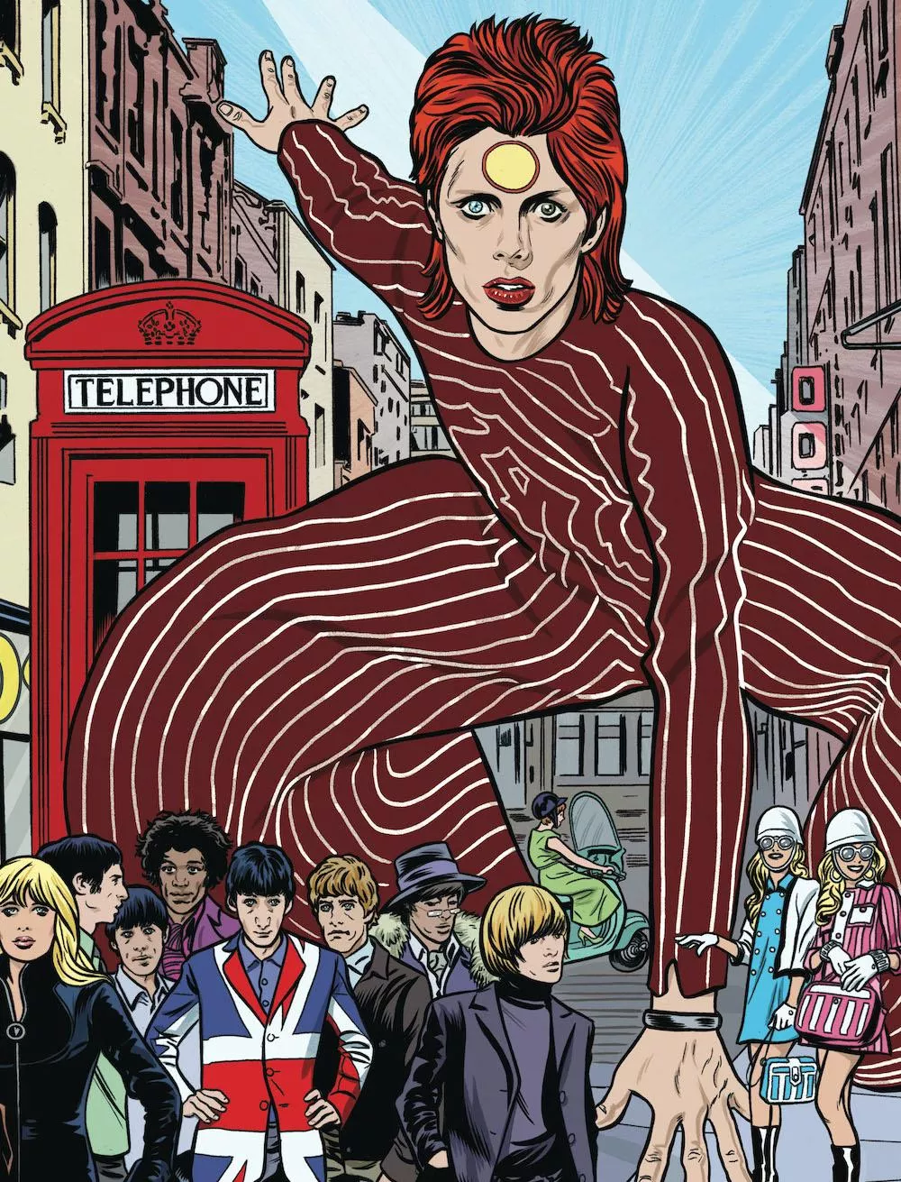 Illustration pour BOWIE Phone Booth