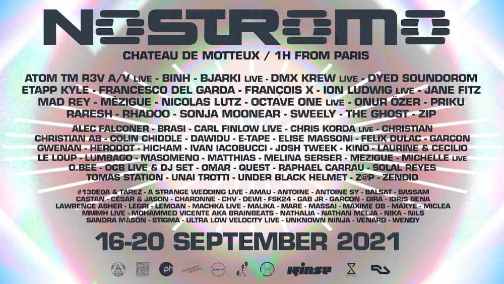 Illustration pour NOSTROMO BANNER FB full line up copie 4-Récupéré-Récupéré