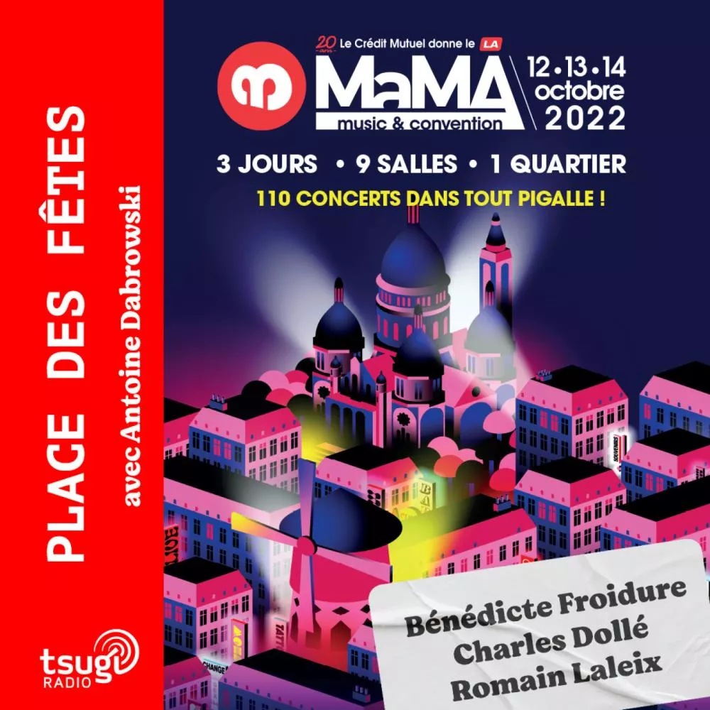 En direct du MaMA avec Charles Dollé, Bénédicte Froidure et Romain Laleix