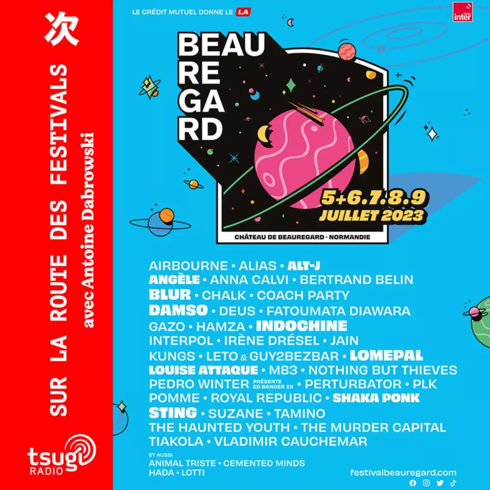 Beauregard avec Animal Triste, Interpol, Irène Drésel, alt-J