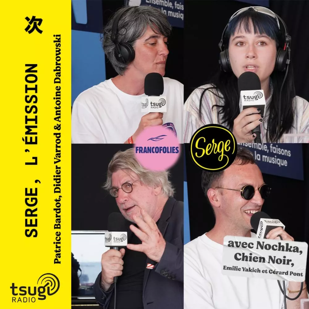 En direct des Francofolies de La Rochelle avec Nochka, chien noir, Émilie Yakich et Gérard Pont