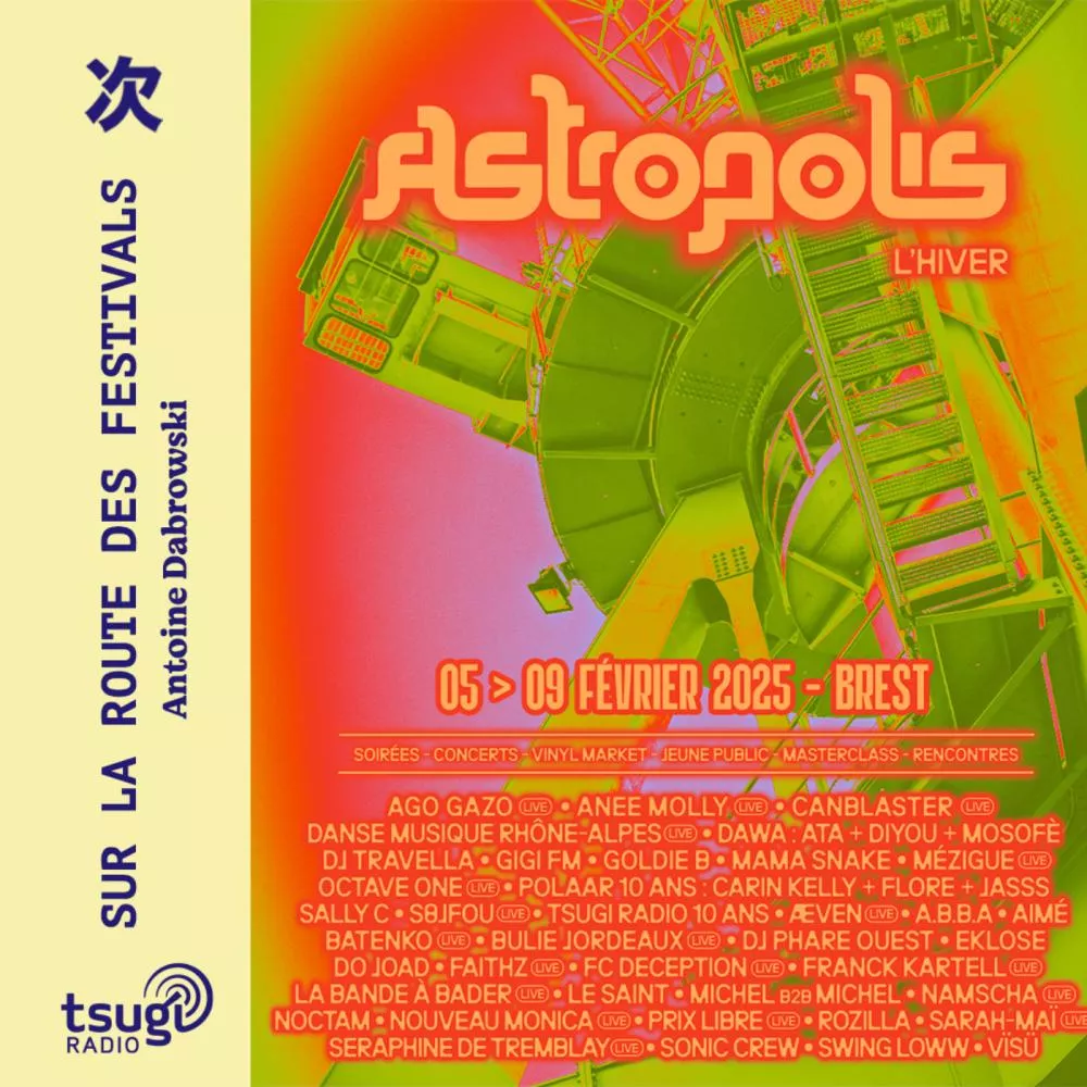 En direct d'Astropolis, l'hiver avec Octave One, Gigi FM, Canblaster, Ago Gazo, Flore & Nouveau Monica