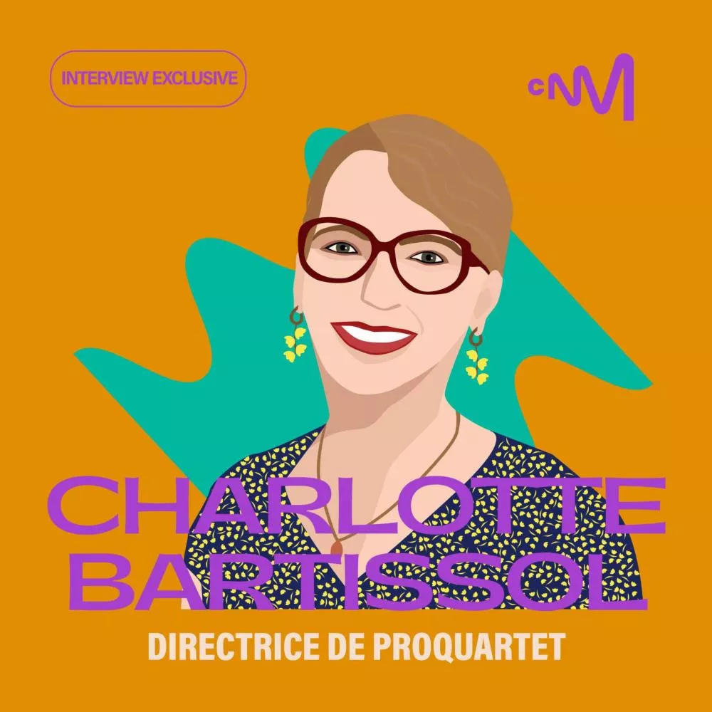 Illustration pour Charlotte BARTISSOL  » Tenter l&rsquo;inouï  » – un podcast du Centre national de la musique